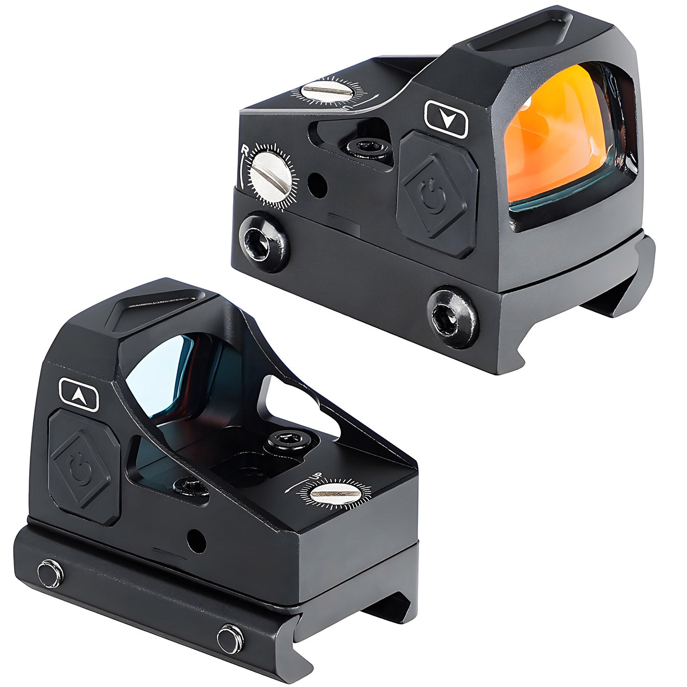 ohhunt® 2 MOA Shake Awake Red Dot Sight with RMR Footprint Mount Multiple-Reticle 2 MOA Dot + 32 MOA Circle Dot