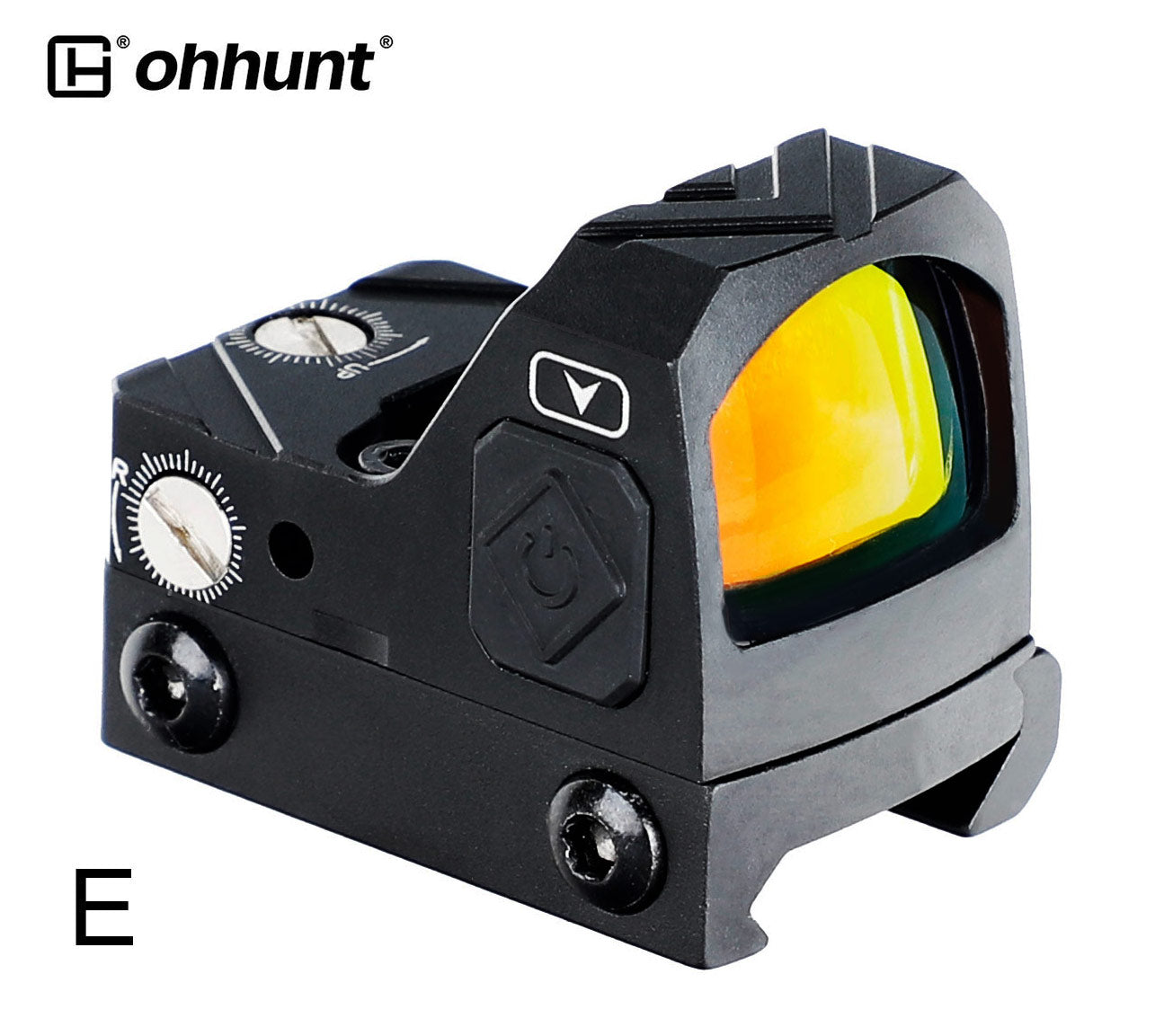 ohhunt® 2 MOA Shake Awake Micro Red Dot Sight with RMR Footprint Mount and Picatinny Mount