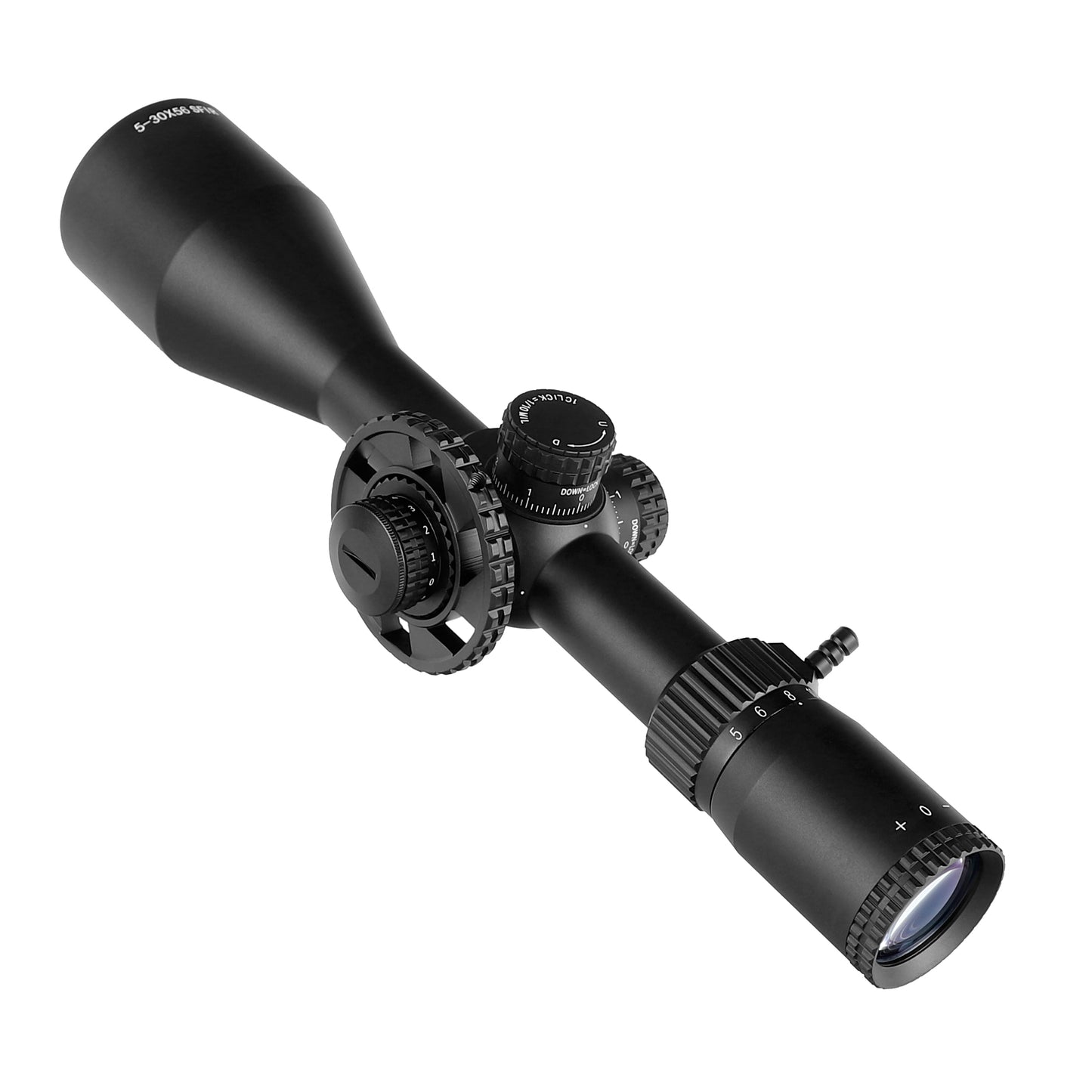 ohhunt® LR 5-30x56 SFIR Long Range Rifle Scope with Sunshade - Glass Etched Reticle