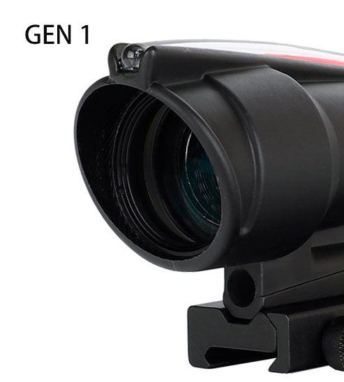 5X35 Real Fiber Optics Rifle Scope with Sunshades Diopter Adjustment