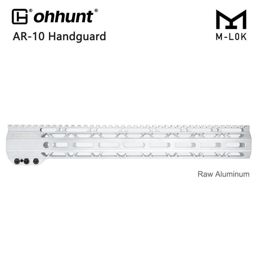 Raw AR10 Handguard Unpainted 15 inch