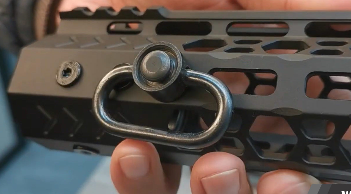 ohhunt AR-15 9" Bộ phận bảo vệ cầm tay M-lok nổi tự do hình lục giác 9" với đai ốc bằng thép