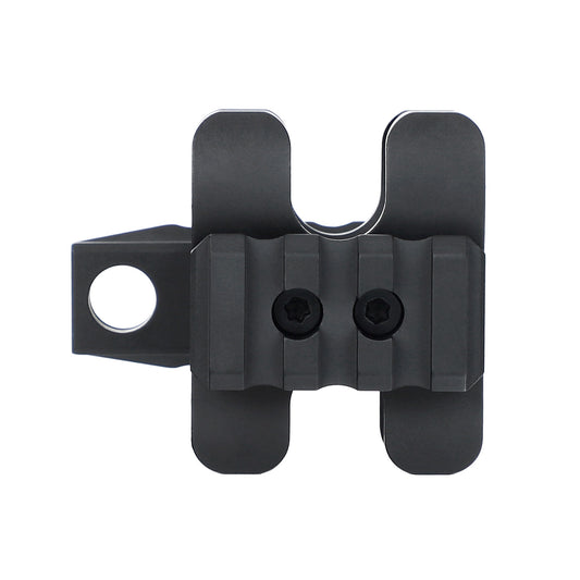 ohhunt® 12 Gauge Barrel Clamp Flashlight Mount Magazine Tube Clamp with Picatinny Rail for Shotgun