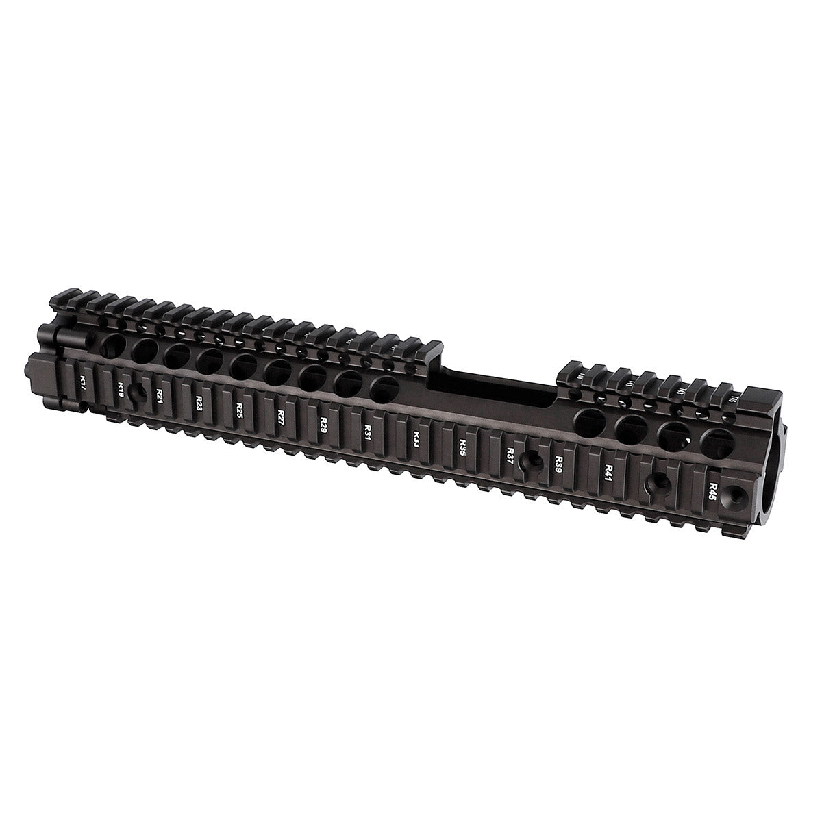 Coyote Tan M4A1 Handguard with FSP Cutout Free Float Quad Rail for AR-15 Deep FDE - 12.7 inch