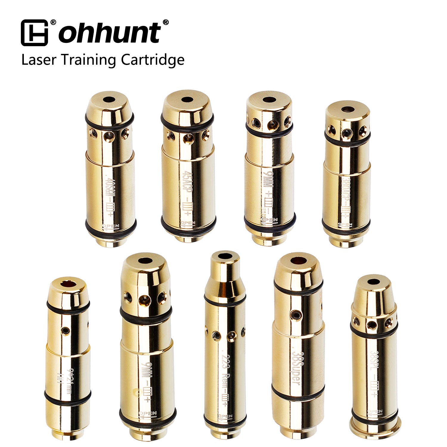 ohhunt® Dry Fire Training Cartridge for 9mm/.223 Rem/9X21mm/38SPL/380A