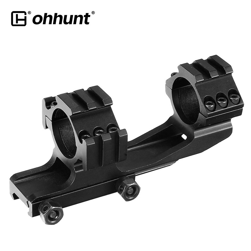 ohhunt Dual Use 30mm Cantilever Rifle Scope Mount with Top Picatinny R