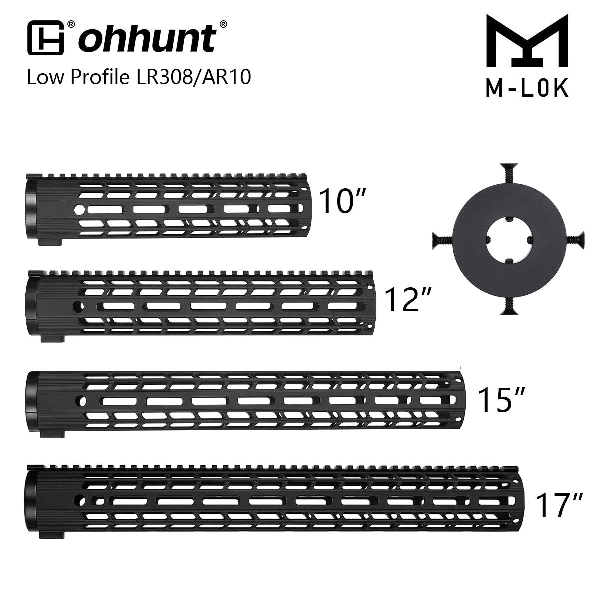 LR-308 Handguard with end cap