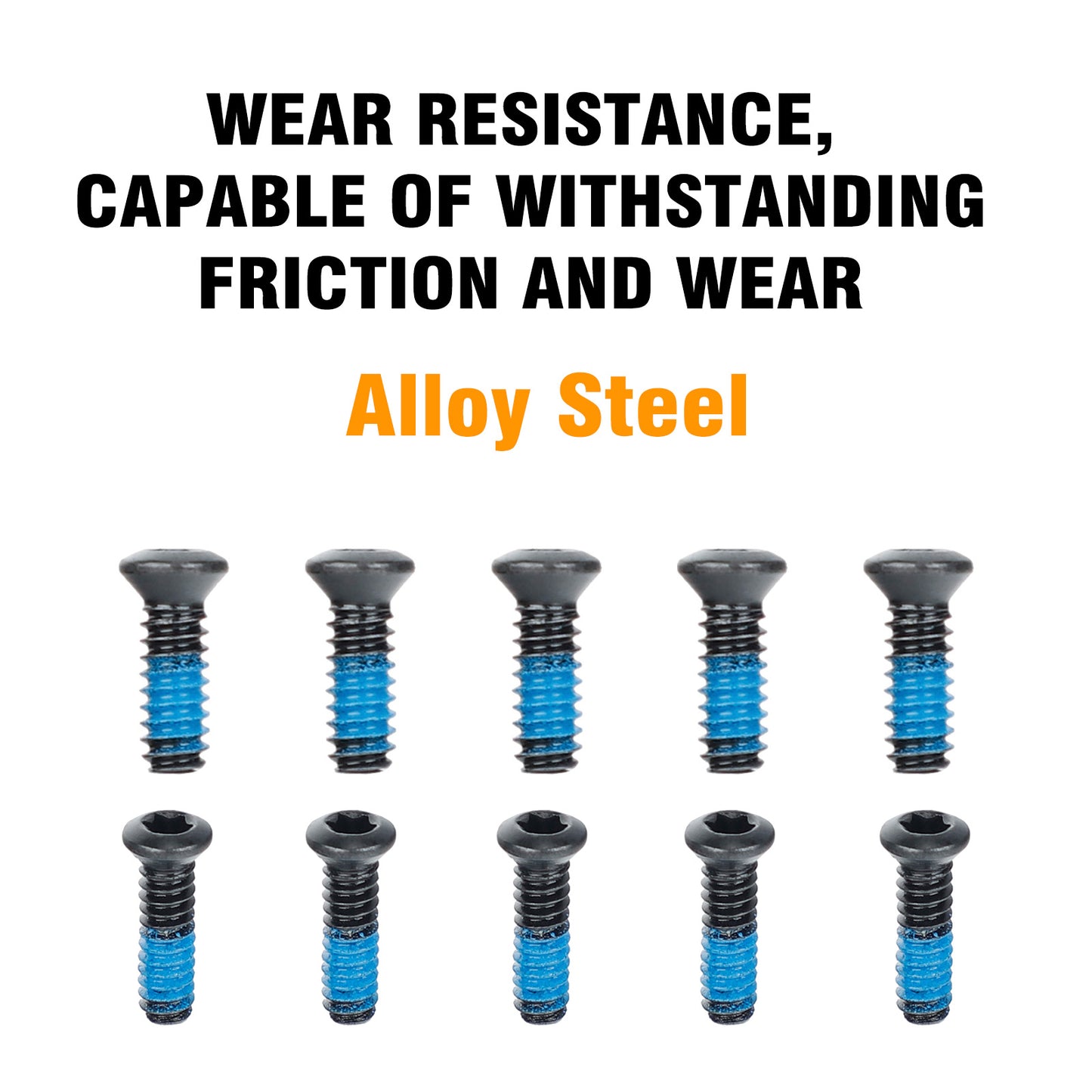 Replacement #6-32 Red Dot Screw Set for Holosun 407K/507K/EPS/EPS Carry fit S&W Equalizer, M&P 5.7, M&P 22 Magnum