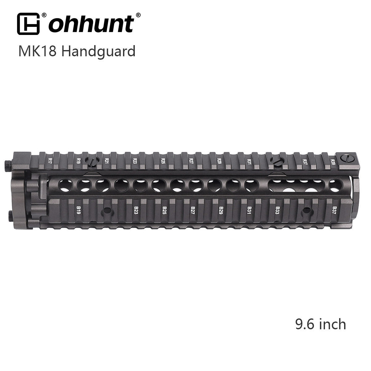 Coyote Brown MK18 Quad Rail Handguard Free Floating Barrel Two