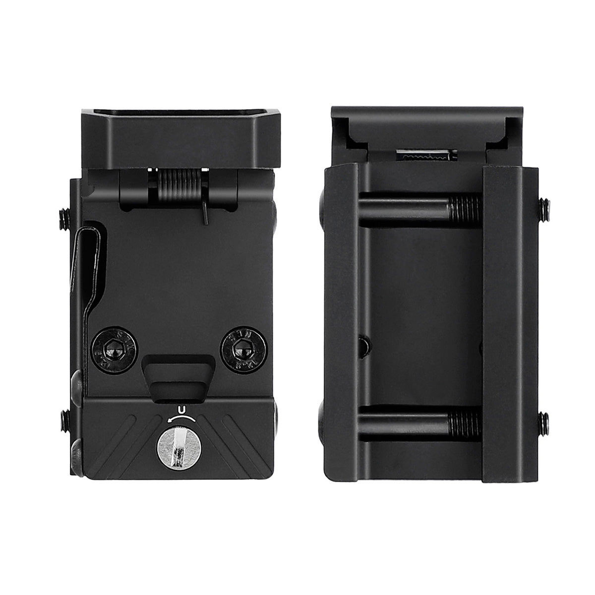 ohhunt® 3 Moa Flip Up Red Dot Sight Mini Klapp-Reflexvisier mit Montageadaptern für Pistolenhandfeuerwaffen