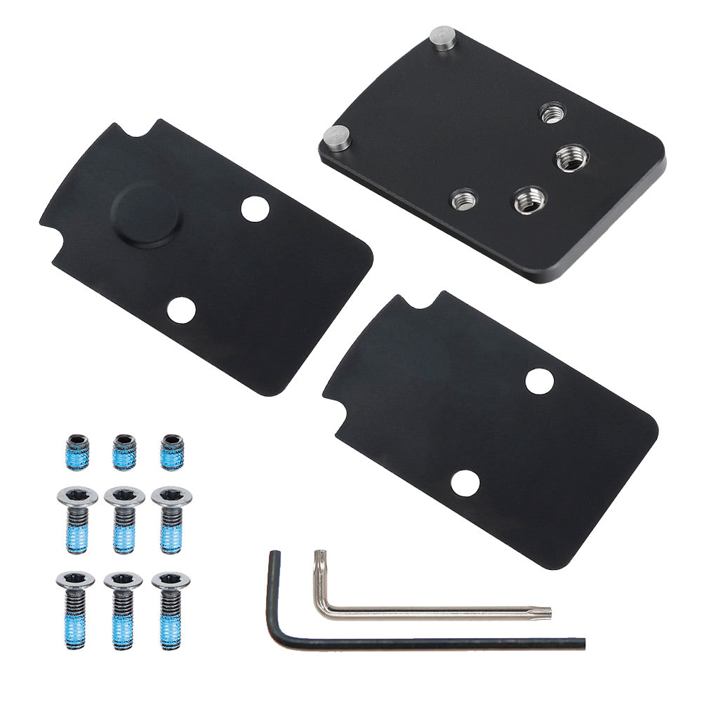 Ohhunt Titanium Optics Adapter Plate For CZ P-10 - Fits RMR, SRO, Holosun 407C/507C/508T