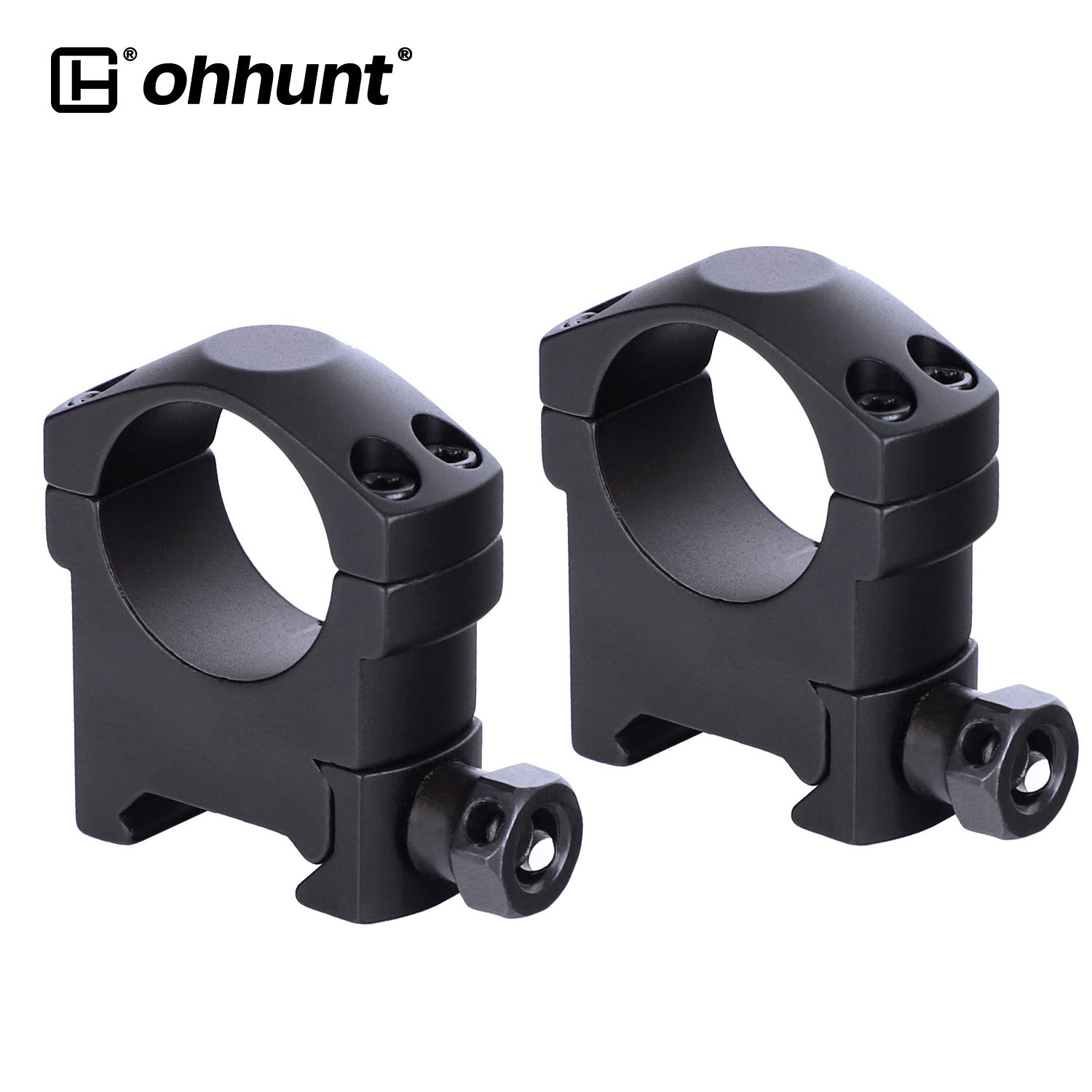 Tactical Mounts Medium Height 1-Piece Picatinny Scope Rings – Fits Remington, Ruger, Savage, Mossberg