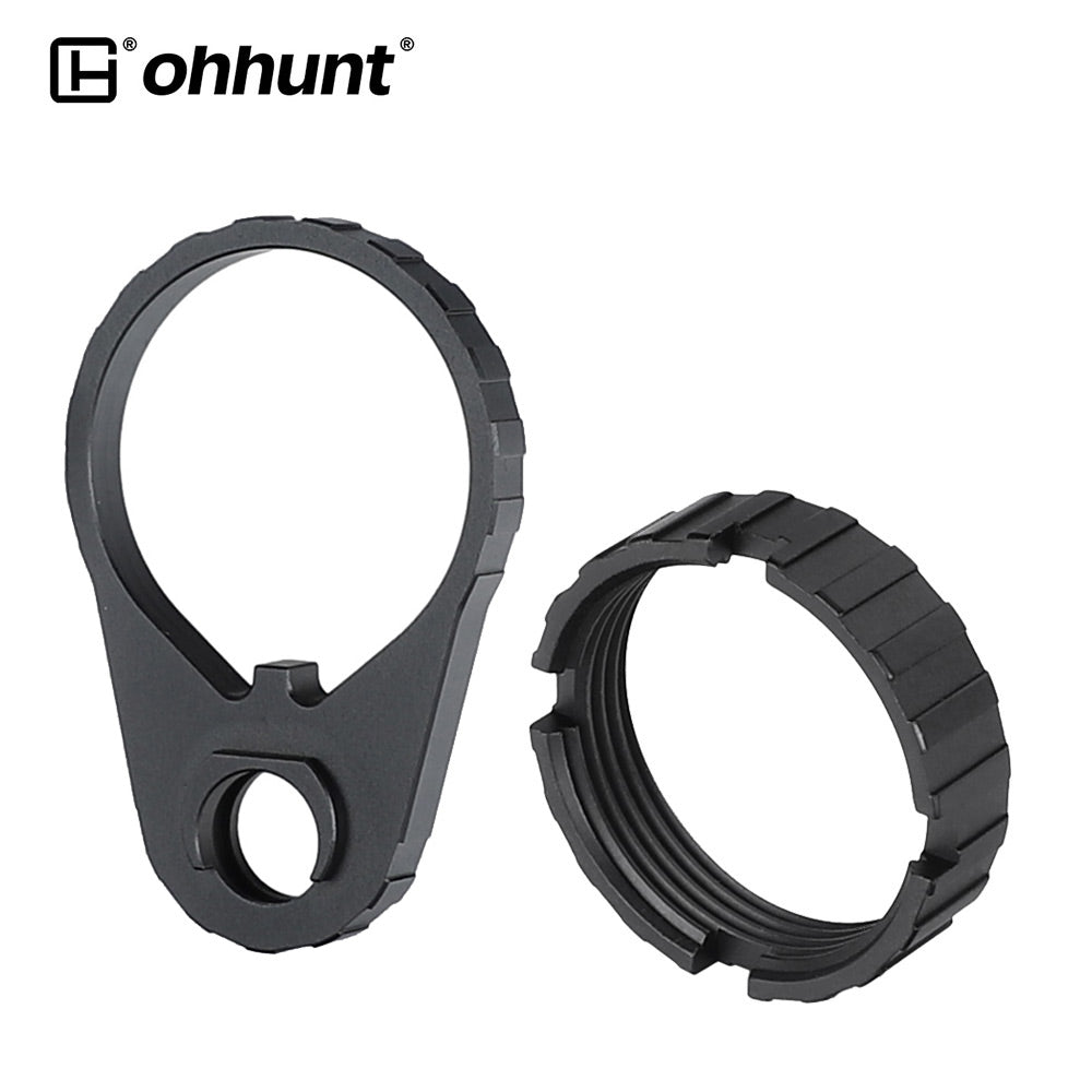 AR-15 AR-308用超軽量QDエンドプレート＆キャッスルナットセット