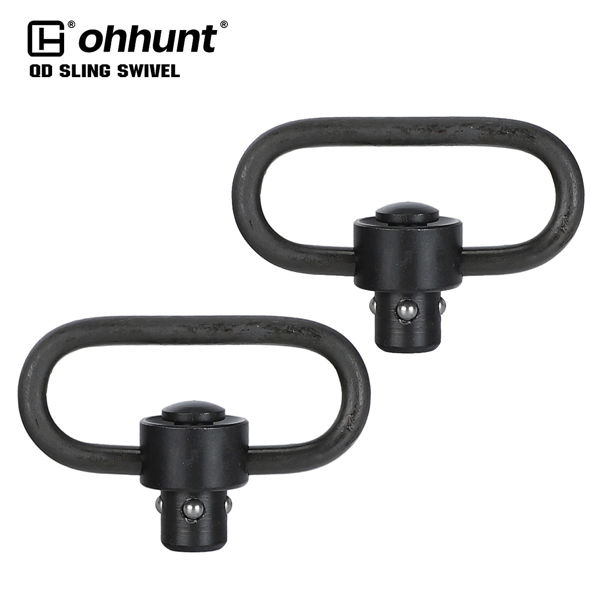 ohhunt® Heavy Duty 1.64" Push-button QD Sling Swivel