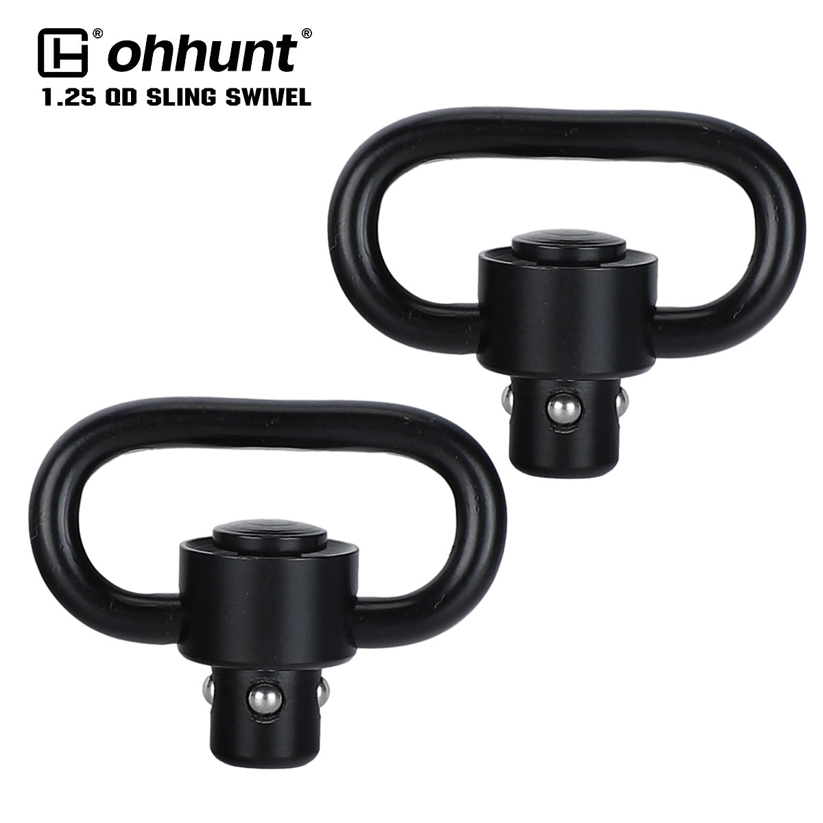 ohhunt® 1.25" Push-button QD Sling Swivel