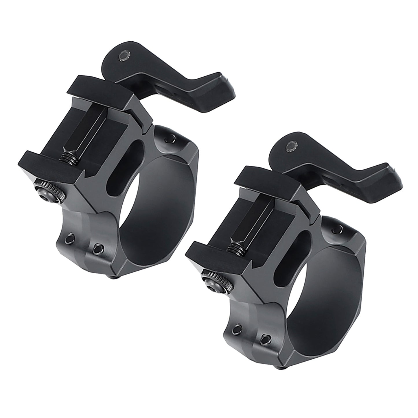 ohhunt® Pro Quick Release 30mm Scope Rings Mount Picatinny Rail 7075-T6 Aluminum - High Profile