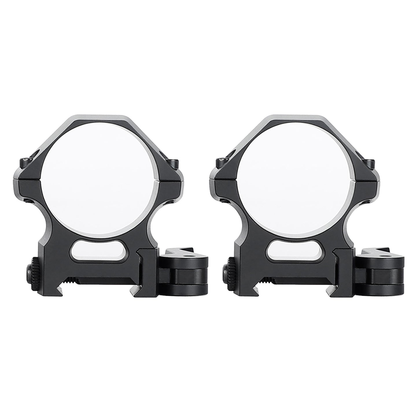 ohhunt® Pro Quick Release 30mm Scope Rings Picatinny Rail Mount 7075-T6 Aluminum - Med Profile