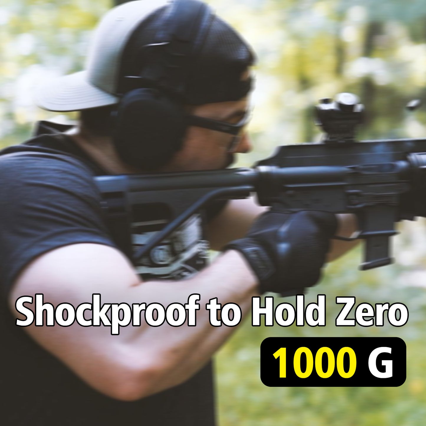 ohhunt® RD006 1x22mm Leuchtpunktvisier mit 3 MOA und 50 MOA Kreisabsehen