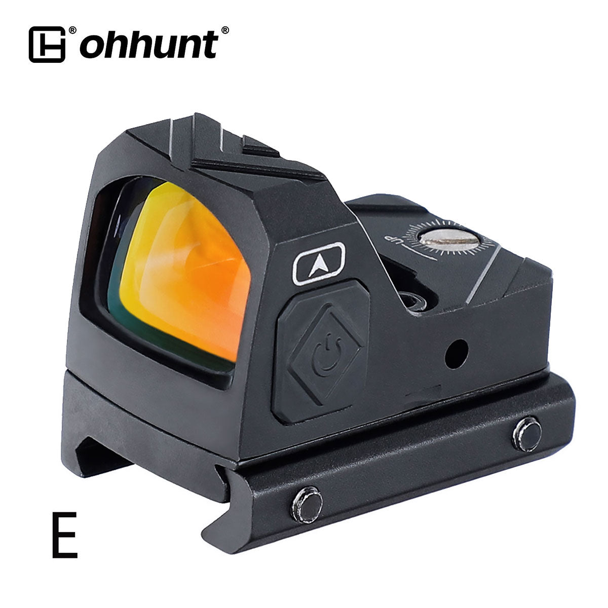 ohhunt® 2 MOA Shake Awake Micro Red Dot Sight with RMR Footprint Mount- E Model