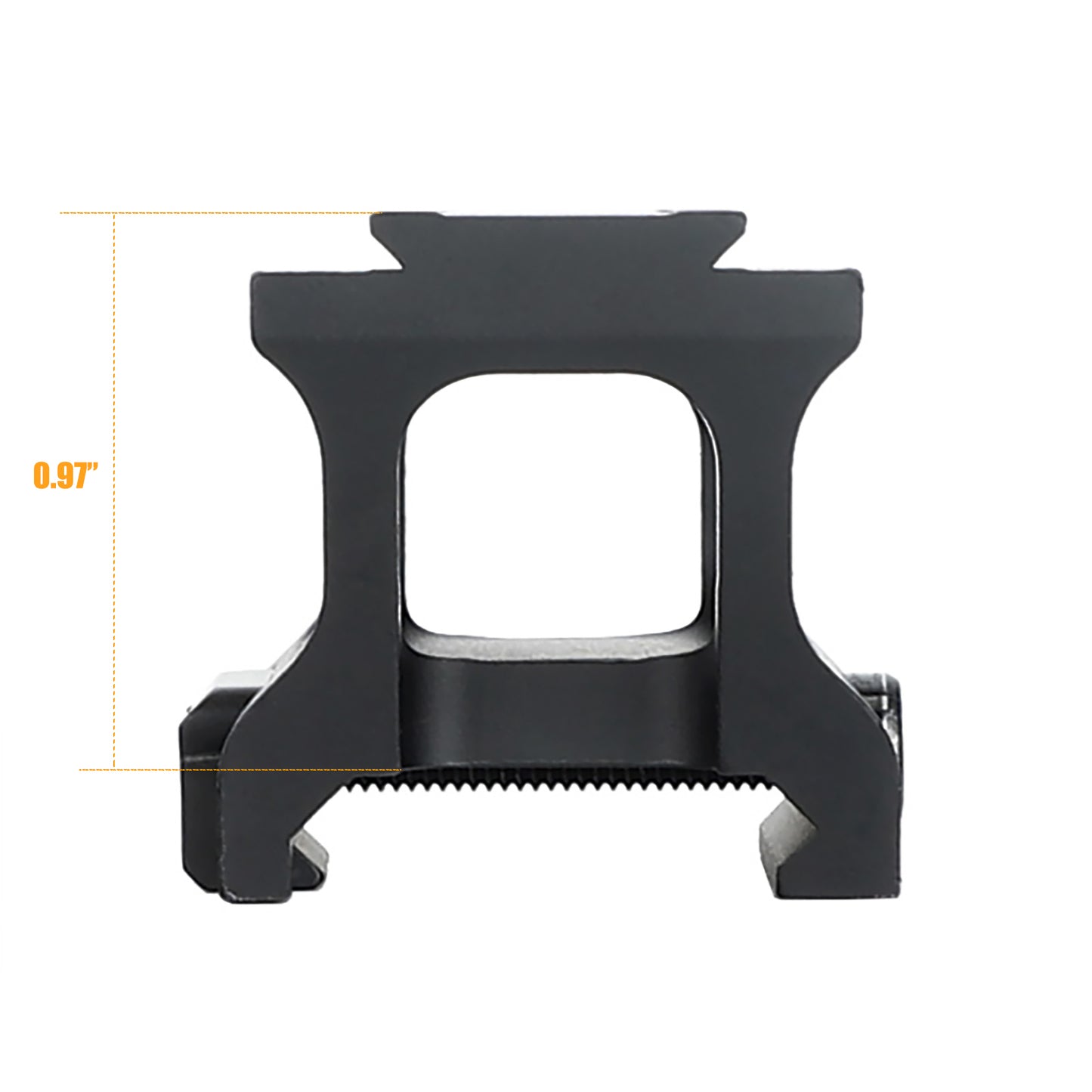 ohhunt® High Profile Picatinny Red Dot Adapter Lower 1/3 Co-witness Riser Mount ACRO Footprint Compatible with Aimpoint ACRO / ohhunt FB O4