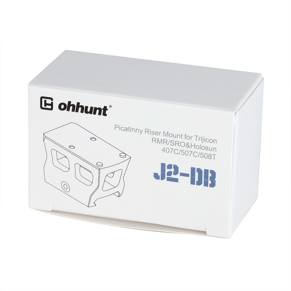 ohhunt® Picatinny Red Dot Riser Mount with Sealing Plate fit for RMR footprint Optic