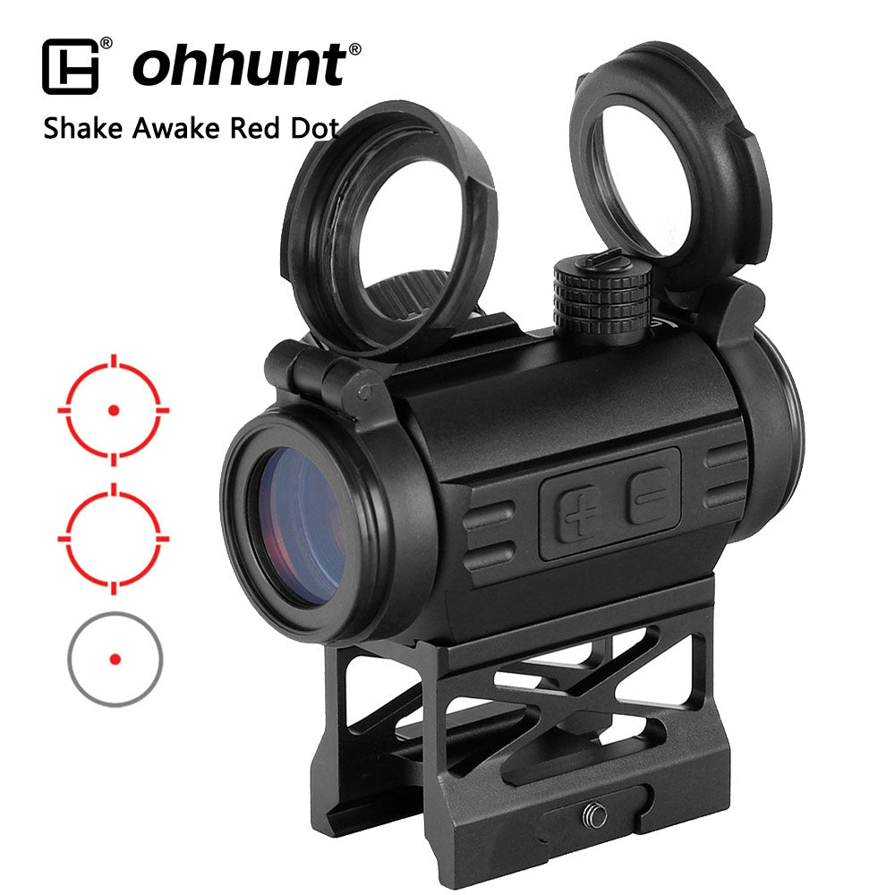ohhunt® MRS Shake Awake Red Dot Sight 12 Brightness Settings with Mult