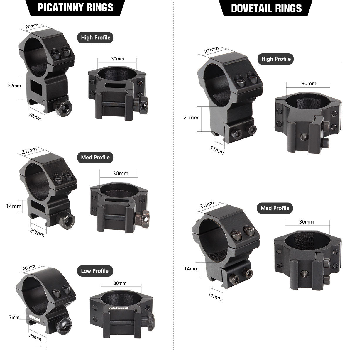 ohhunt® WR 1.5-8X24 SFP Compact Rifle Scope