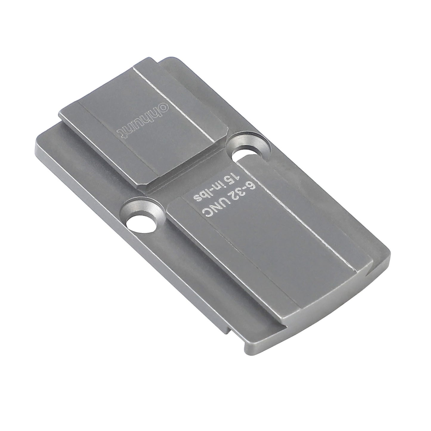ohhunt® Titanium RMR to ACRO Adapter Plate fits RMR Cut Slide compatible with Aimpoint ACRO P-1/P-2/C-2,Steiner MPS, ,ohhunt FB O4