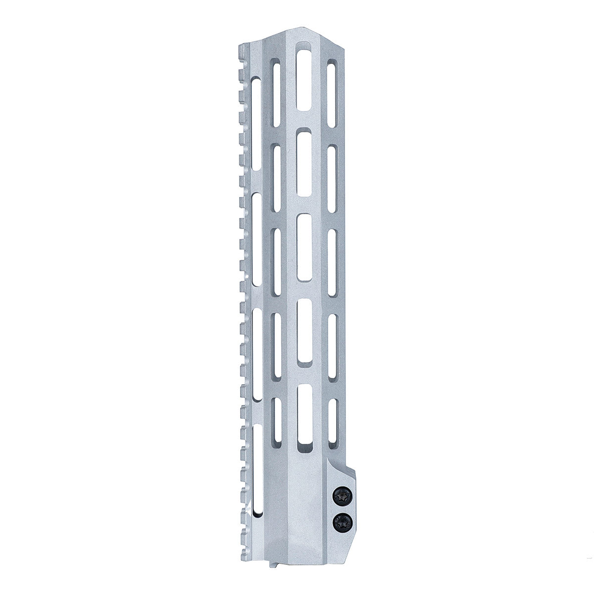 Unbranded AR-15 10" M-lok Raw Handguard Free Float, couleur argent