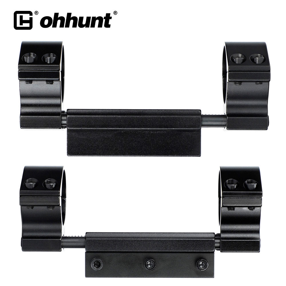 ohhunt® 11mm 3/8" Dovetail Zero Recoil Scope Mount 1 inch 30mm Dia with Stop Pin High Profile
