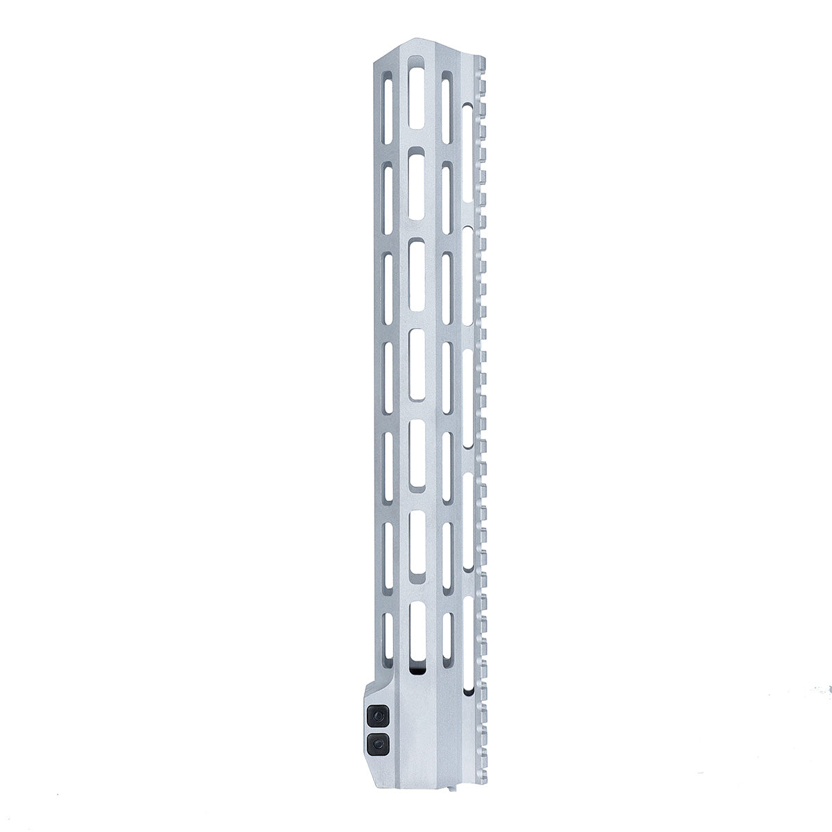 Sans marque AR-15 13,5" M-lok Rail Raw Handguard Free Float, couleur argent