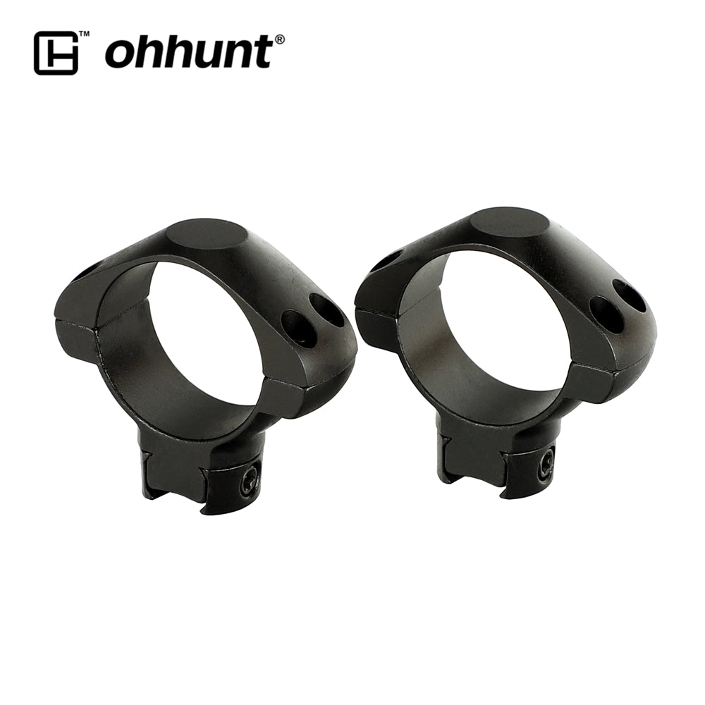 ohhunt® Steel 30mm Diameter 11mm 3/8 Dovetail Scope Rings Medium Pro