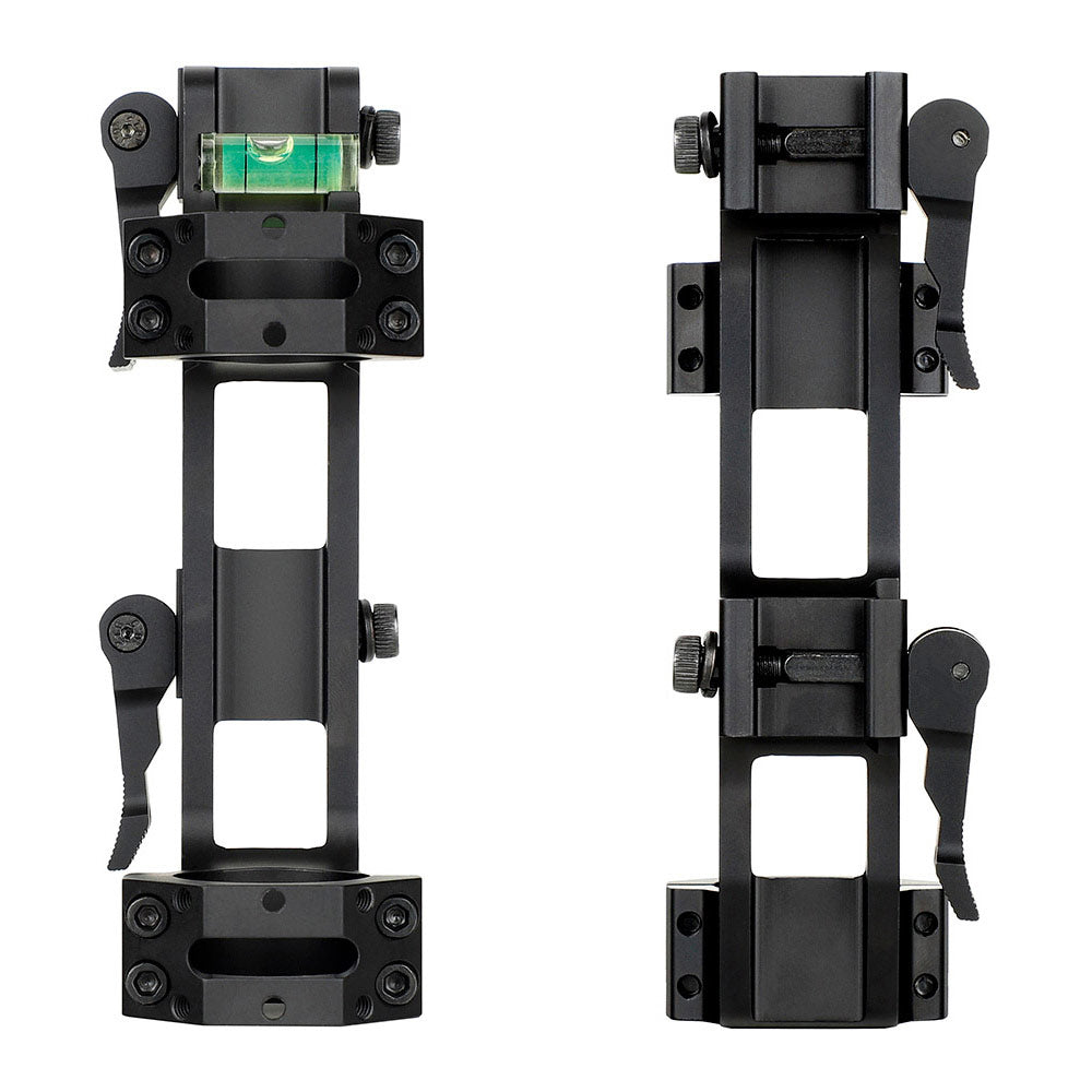 ohhunt® 1 inch 30mm QD Cantilever Scope Mount with Top Picatinny Rail Bubble Level AR15 AK47