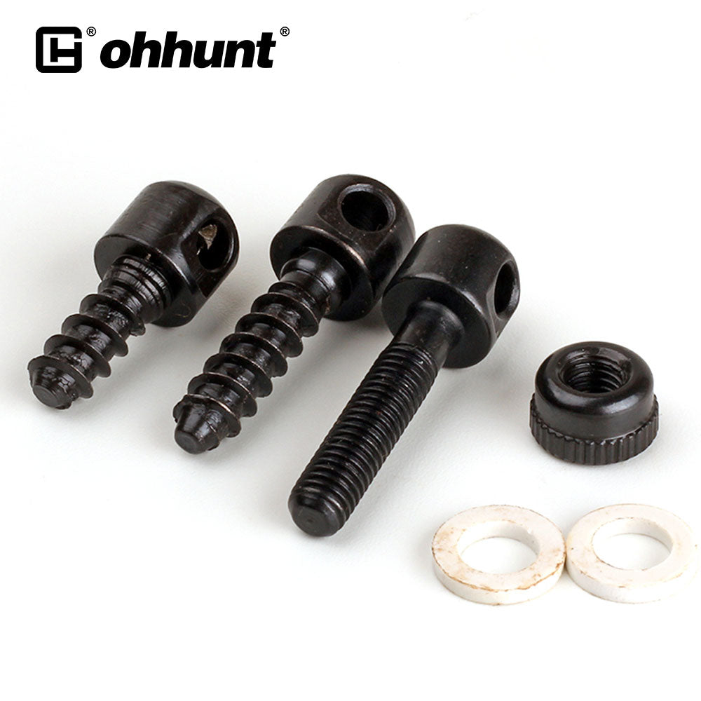 ohhunt® 3点セット スリングマウントキット スリングスイベルスタッド