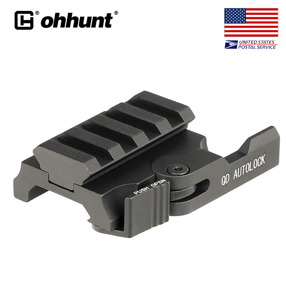 ohhunt QD Picatinny Riser Mount Adaptor AR Scope Riser For Red Dot AR-15  M16 4 Slot