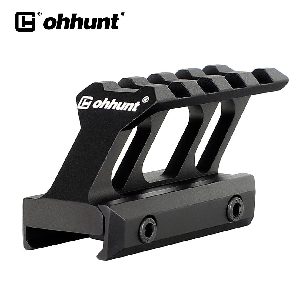 ohhunt 1インチ 45度 シースルー ピカティニー ライザーマウント