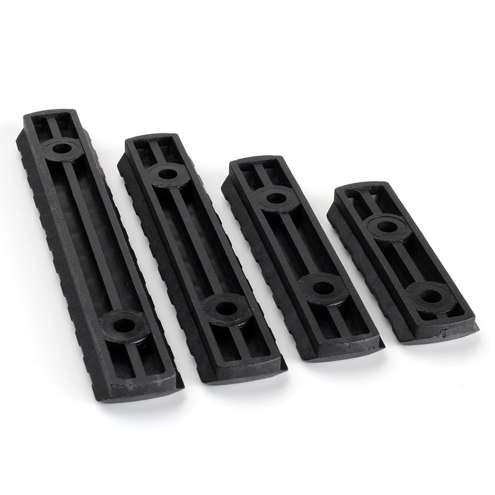 Section de rail Picatinny en polymère pour protège-mains MOE 5 7 9 11 Slot 4 Pack