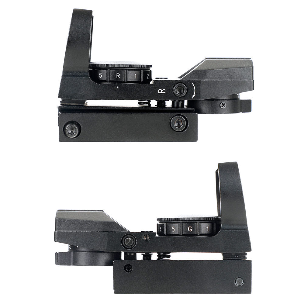 ohhunt 1X22 Reflex Rot Grün Punktvisier Imitieren Holografisch Einstellbares Absehen (4 Stile)