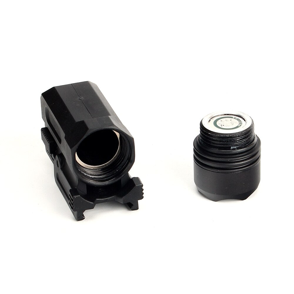 ohhunt Tactical 150 Lumen LED Flashlight with Quick Release Picatinny Mount White Light