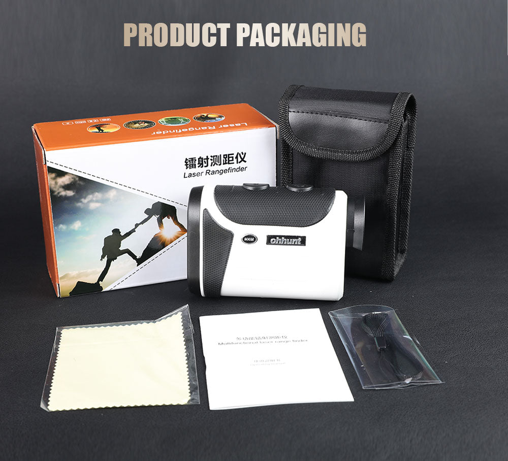 ohhunt Multifunction Rangefinders 8X 600M 800M 1500M Golf Monocular Range Finder Distance Meter Outdoor Measuring