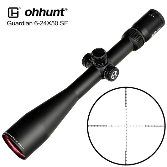 ohhunt® Guardian 6-24X50 SF Long Range Hunting Rifle Scopes