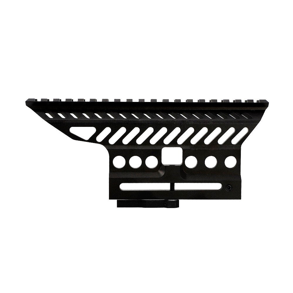 ohhunt B-13 Classic AK Side Optic Mount Quick Detach Scope Rail Base Low Weight and Strength Picatinny Mounting Black