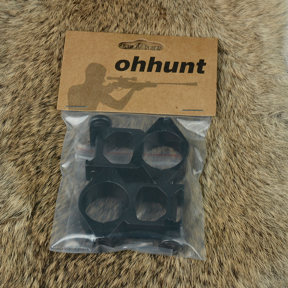 ohhunt® 1 inch Picatinny Rifle Scope Rings Mount High Profile 2PCs