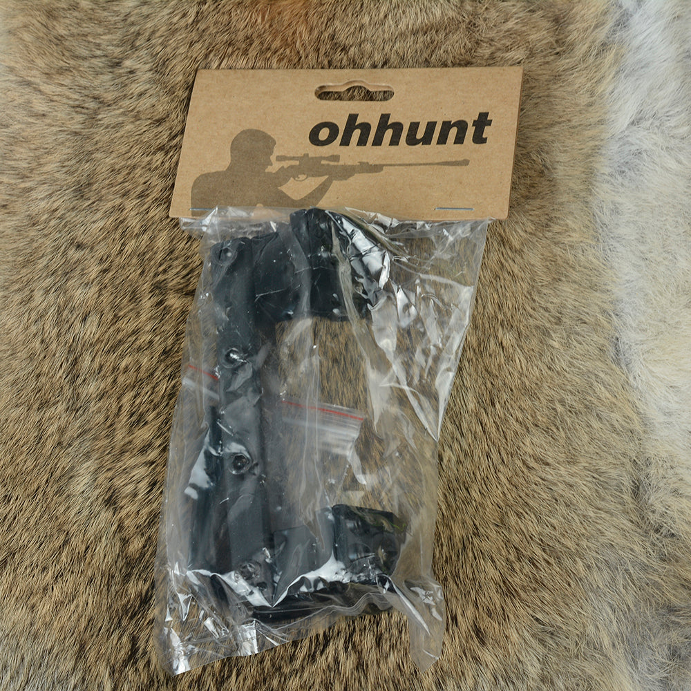 Ohhunt 1 pouce Intégral Scope Rings Mount High Profile 12cm Long avec Stop Pin pour 11mm Dovetail Rail .22 Airgun