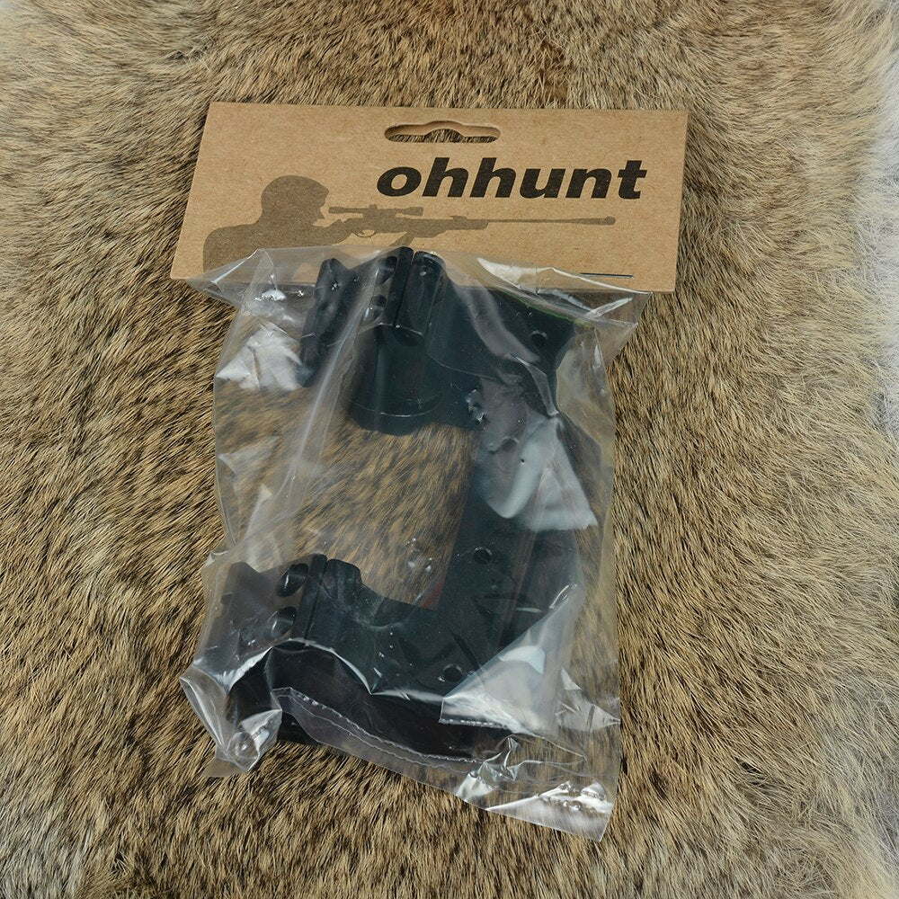 ohhunt 11mm Dovetail 1 inch Rifle Scope Rings with Stop Pin 10cm Long for .22 Airgun