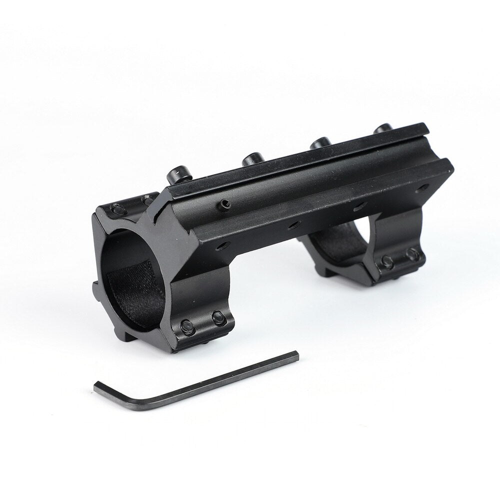 ohhunt High Profile 11mm Dovetail 30mm Scope Mount 10cm Long with Stop Pin and Top Picatinny Rail