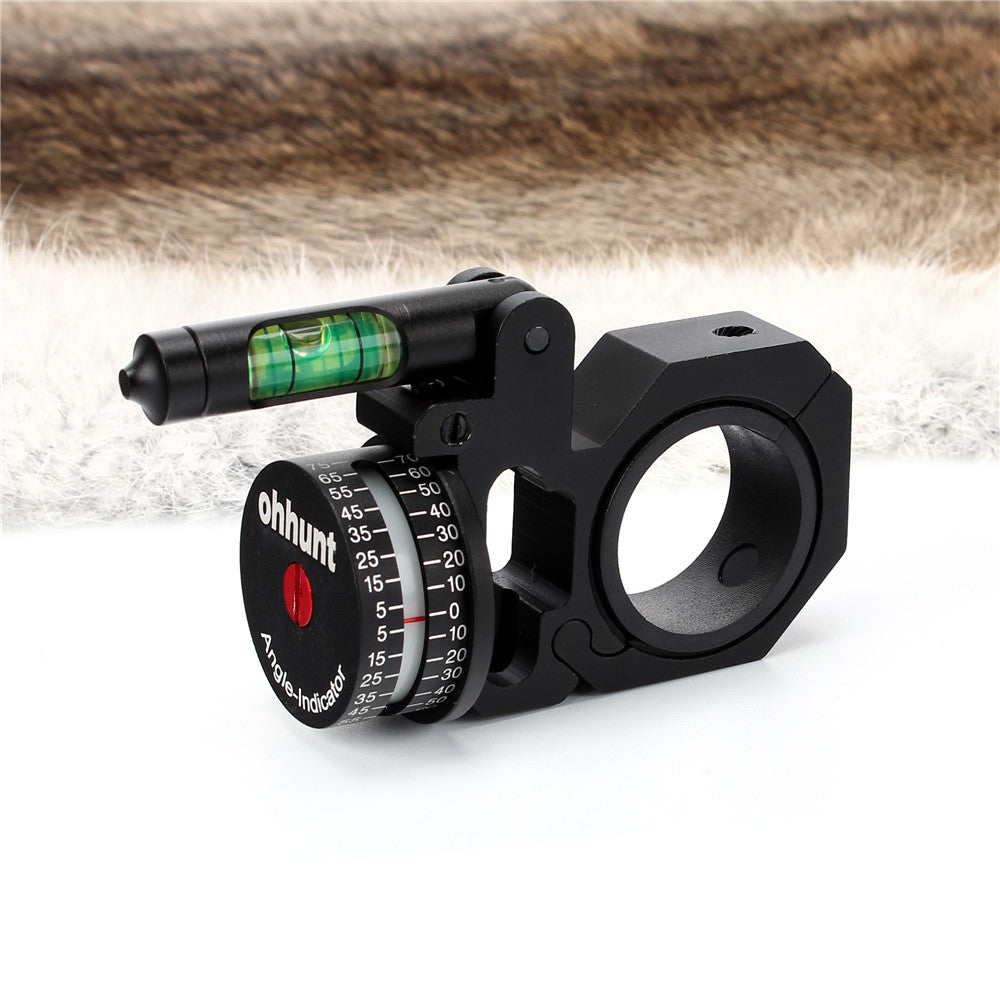 ohhunt High Accuracy Angle Cosine Indicator Kit with Bubble Level Fit 1 inch/30mm Tube Rifle Scope Mounts
