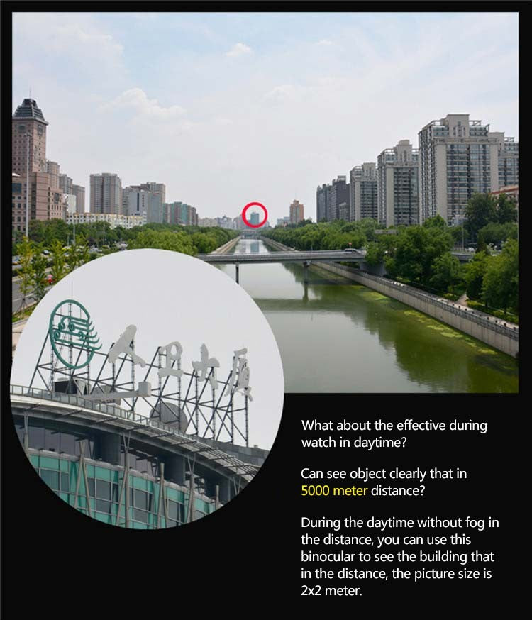 10x26 Portable Grand Angle Télescope Optique Camping Voyage Jumelles