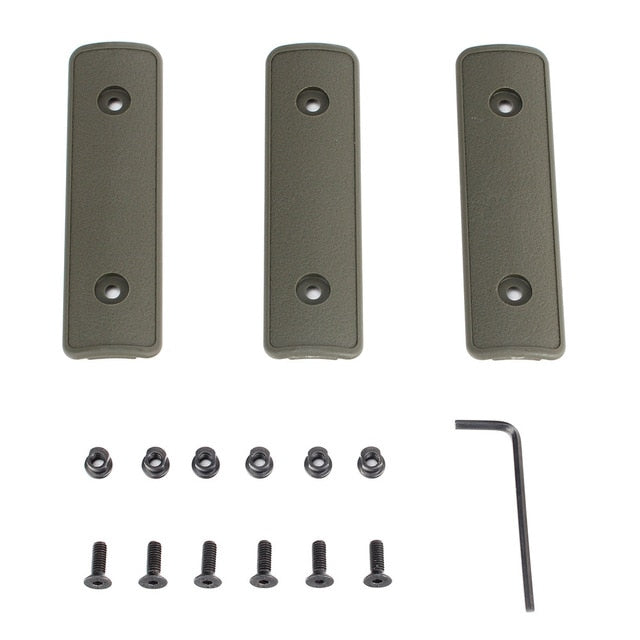 ohhunt® 4 inch Polymer Rail Cover Handguard Panel Pack of 3