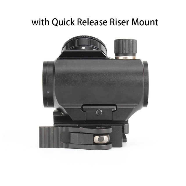 ohhunt Low Power Compact 1X25 3 MOA Red Dot Sight Scope with Riser Mount for Scopes